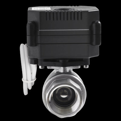 1/4" DN8 Stainless Steel , motorized ball valve,5 Wire Electrical Ball Valve,DC9-24V