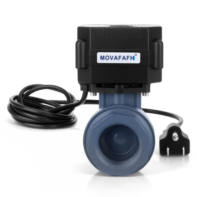 1/2" DN15 UPVC,Motorized Ball Valve, 2 Wire Auto Return,With U.S.Plug,AC110-230V